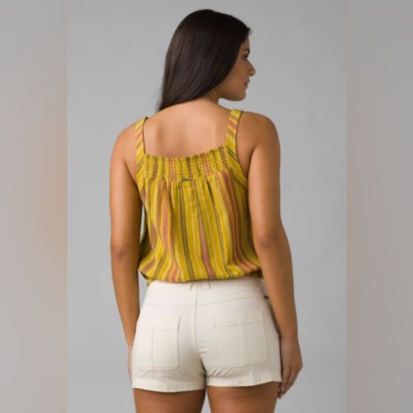 NWT Prana Little Palm Cami Leapfrog Stripe Size Small - Picture 2 of 3